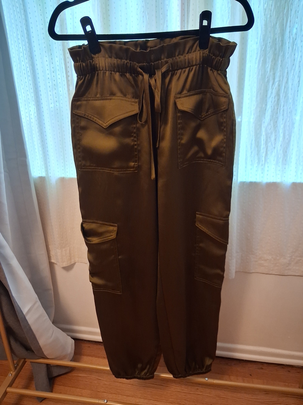 Banana Republic Olive Green Cargo Ankle Pants